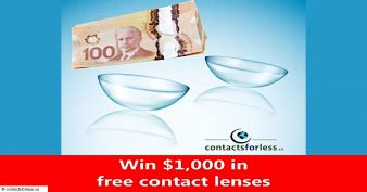 Contacts For Less Canada Freebie