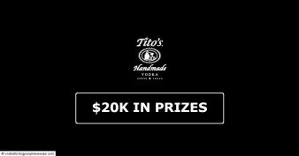 Tito's Vodka for Dog People Sweepstakes
