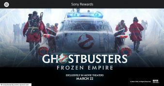 Sony Ghostbusters: Frozen Empire Sweepstakes
