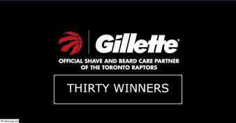 The Gillette x Toronto Raptors Sweepstakes