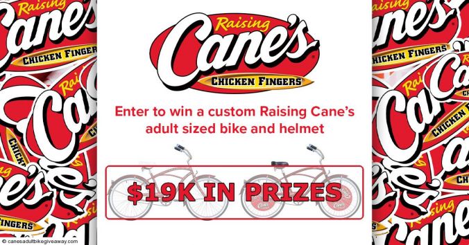 Raising Cane's Chicken Fingers®Adult Bike Giveaway